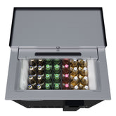 25 in. Commercial Bottle Cooler in Black with Built-In Opener, ETL Listed, 5 cu. ft. (KM-BOC25-BK)